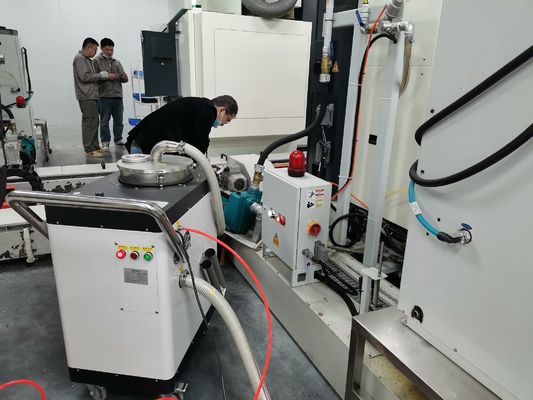 অ্যালুমিনিয়াম চিপ স্ল্যাড ক্লিনিং মেশিন স্বয়ংক্রিয় ফ্রিজিং সিএনসি মেশিন কুল্যান্ট ক্লিনার