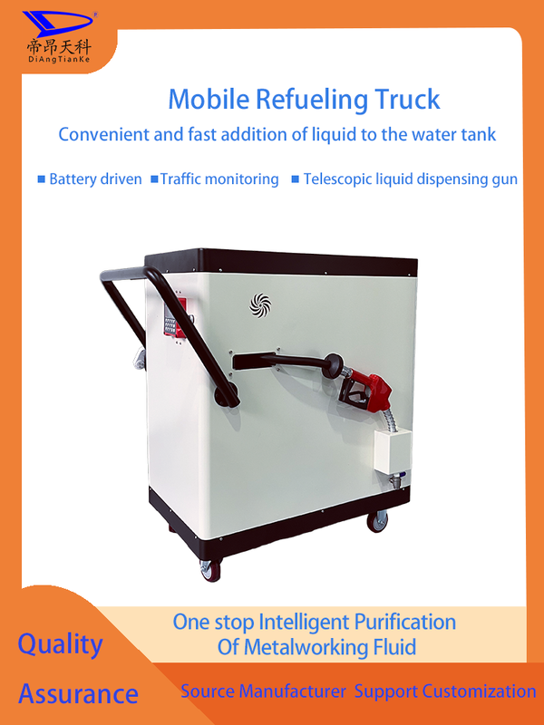 25 Kg Machine Tool Coolant Filling Machine Featuring 0.2mm Filtration White Color Designed for Coolant Management in Workshops
